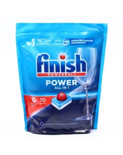 Таблетки для мытья посуды в посудомоечные машины Power 70 таблеток Finish