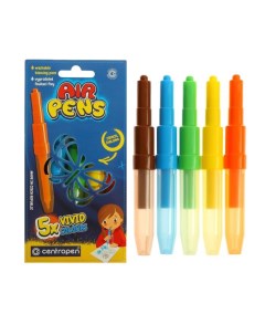 Фломастеры - блопены 5 цветов 1500/05 AirPens Vivid Colours Centropen