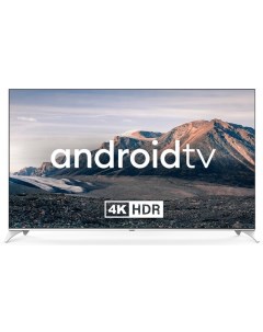 Телевизор QLED 75 H LED75QBU7500 Android TV Frameless черный серебристый 4K Ultra Hyundai