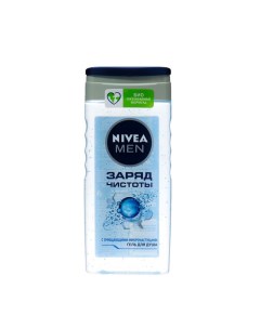 Гель для душа Men Заряд чистоты 250 мл Nivea