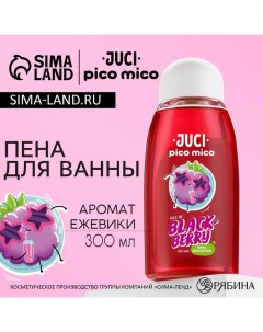 Пена для ванны 300 мл аромат ежевики Pico mico