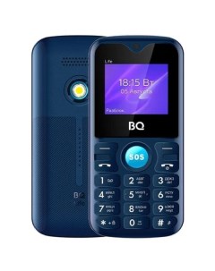 Сотовый телефон M 1853 Life 1 77 2 sim 32Мб microSD 600 мАч фонарик синий Bq