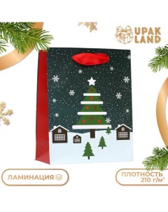 Пакет ламинированный Ночь перед рождеством 11 5 х 14 5 х 6 см Upak land