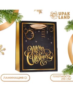 Пакет ламинированный Волшебный Merry Christmas 11 5 х 14 5 х 6 см Upak land