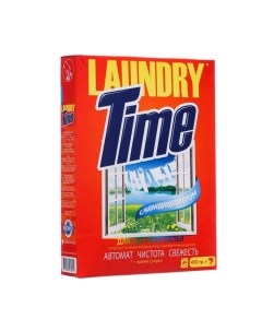 Стиральный порошок универсал автомат для цветного белья 450 гр Laundry time