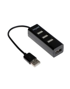 Разветвитель USB Hub PF HYD 6010H 4 порта USB 2 0 черный Perfeo