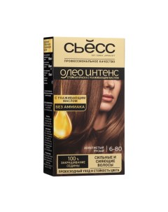 Краска для волос Сьесс Oleo Intense, тон 6.80, золотистый русый Syoss