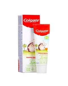 Зубная паста детская со вкусом нежных фруктов, без фторида, 40 мл Colgate