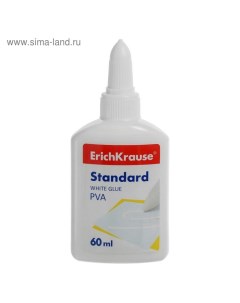 Клей ПВА Standard, 60 мл Erichkrause