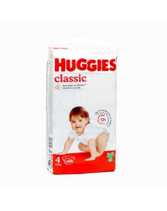 Подгузники Classic (7-18 кг), 68 шт Huggies