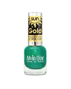 Лак для ногтей SUN GOLD, 01 Солнечная роза Alvin d'or