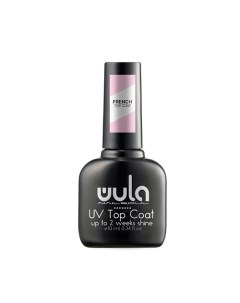 Верхнее покрытие с оптическим отбеливателем French top coat Wula nailsoul