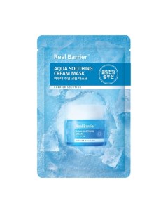 Тканевая маска для лица с пантенолом и охлаждающим эффектом Aqua Soothing Cream Mask 1.0 Real barrier