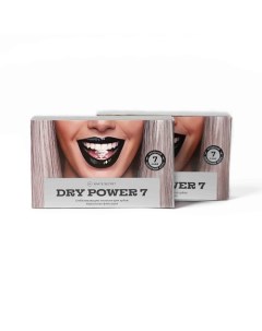 Полоски для домашнего отбеливания зубов "Dry Power 7" 1 White secret