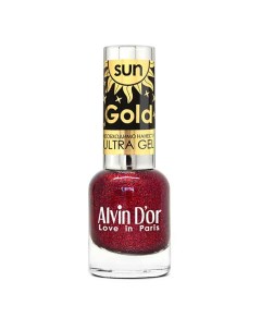 Лак для ногтей SUN GOLD, 01 Солнечная роза Alvin d'or