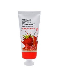 Крем для рук с клубникой WATERFUL STRAWBERRY HAND CREAM 100.0 Lebelage