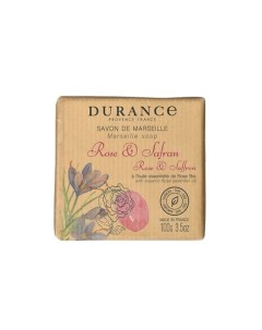 Марсельское мыло кусковое Роза и шафран Rose & Saffron 100.0 Durance