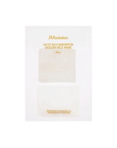 Маска для лица для выравнивания тона с лактобактериями Rice Golden Mask Jm solution