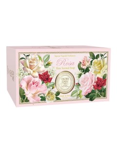 Набор Мыло кусковое Роза Rose Scented Soap Fiori dea