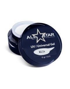 Гель для моделирования ногтей, UV-Universal Gel "Clear" All star professional