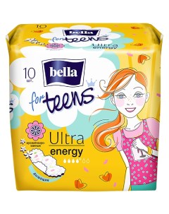 Прокладки супертонкие for teens Ultra energy 10.0 Bella