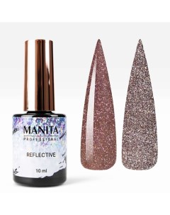 Professional Гель-лак для ногтей светоотражающий Reflective Manita