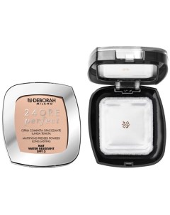 DEBORAH Пудра для лица матирующая стойкая 24Ore Perfect Compact Powder Deborah milano