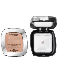 DEBORAH Пудра для лица матирующая стойкая 24Ore Perfect Compact Powder Deborah milano