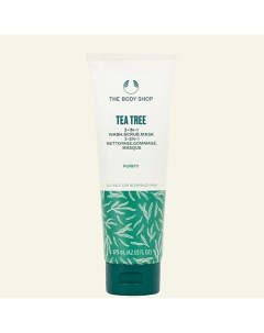 Гель для умывания, скраб и маска Tea Tree 3-in-1 для проблемной кожи 125.0 The body shop