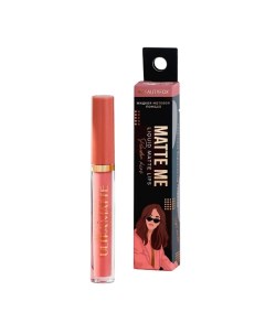 Жидкая матовая помада для губ Matte me, оттенок Nude mood Beauty fox