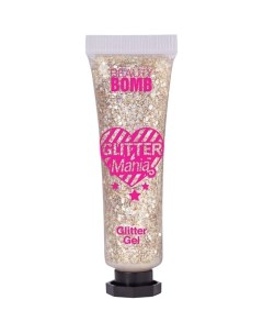 Глиттер гель для лица Glitter gel «Glitter Mania» Beauty bomb