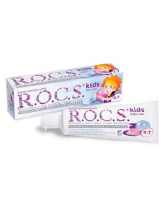 Зубная паста для детей 4-7 лет Бабл Гам 45.0 R.o.c.s.