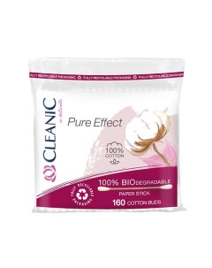 Pure Effect Ватные палочки гигиенические 160.0 Cleanic