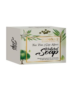 Мыло натуральное с чайным деревом tea tree natural soap 125.0 Cosmolive