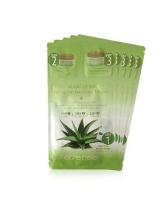 Набор масок для лица Алоэ Вера 3 х шаговый Aloe Vera 3 Step Face Care Set Etre belle