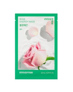 Маска для лица с розой для сияния кожи Squeeze Energy Innisfree