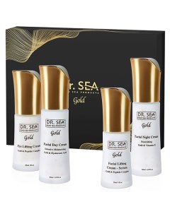 Подарочный набор GOLD «ОМОЛОЖЕНИЕ И УЛЬТРА-УВЛАЖНЕНИЕ» Dr. sea