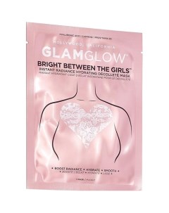 Осветляющая маска для зоны декольте Bright Decollete Sheet Mask Glamglow