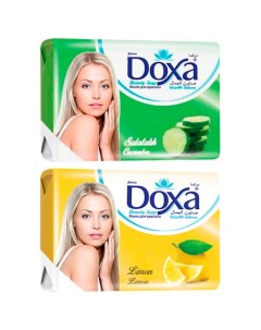 Мыло туалетное BEAUTY SOAP Лимон, Огурец 480 Doxa