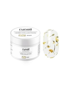 Гель-лак с сухоцветами Herb collection Runail professional