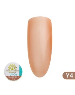 Гель для наращивания ногтей, камуфляж-1, Yellowish-1 15 г Global fashion