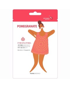 Тканевая маска для лица MSDS_Pomegranate (гранат) Young mediface