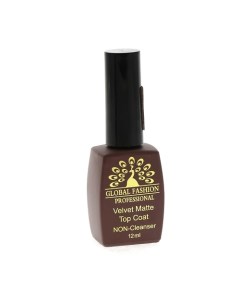 Верхнее покрытие для гель-лаков Velvet Matte Top Coat 12 Global fashion