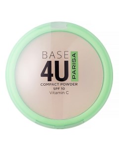 Пудра для лица прессованная Base4U PP 02 Parisa cosmetics