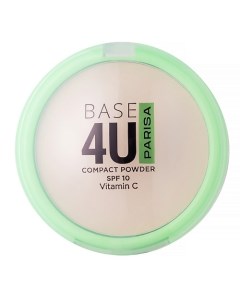 Пудра для лица прессованная Base4U PP 02 Parisa cosmetics