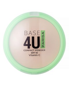 Пудра для лица прессованная Base4U PP 02 Parisa cosmetics