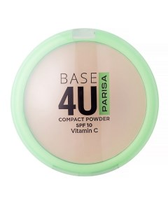 Пудра для лица прессованная Base4U PP 02 Parisa cosmetics