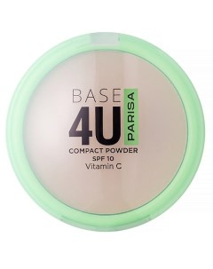 Пудра для лица прессованная Base4U PP 02 Parisa cosmetics