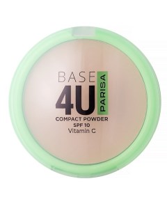 Пудра для лица прессованная Base4U PP 02 Parisa cosmetics