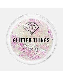 Глиттер Гель Блёстки для глаз лица и тела Барби Glitter things